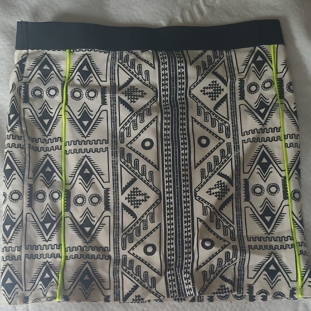 Geometric Patterned Skirt